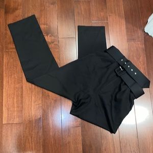 Black dress pant high waisted